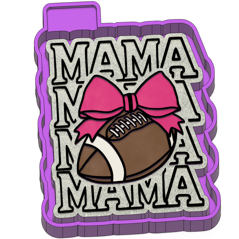 Football mama Freshie Mold