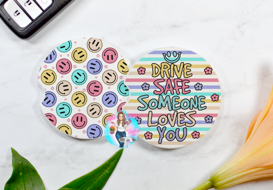 Drive safe Car Coasters