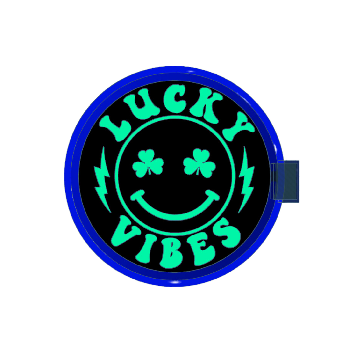 Lucky vibes St Pattys day Freshie mold