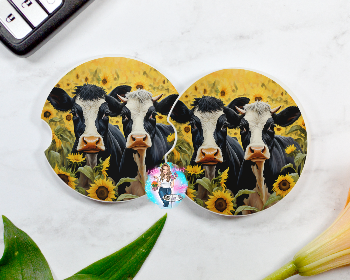 Cow Coasters