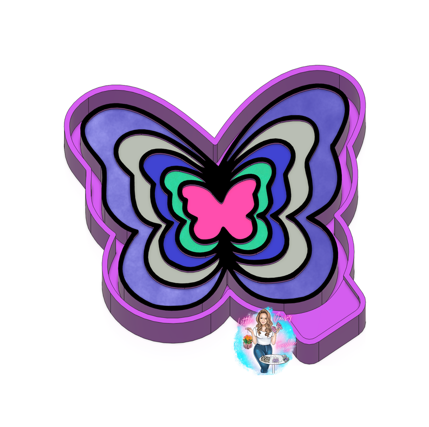 Butterfly Freshie Mold