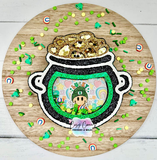 Pot of Gold St. Patrick's Day Freshie Shaker Mold