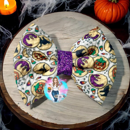 Halloween Cookie  Freshie Bow