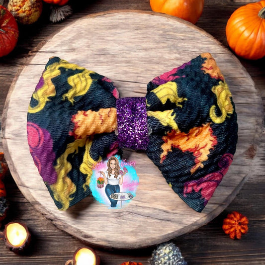 Halloween Sisters  Freshie Bow