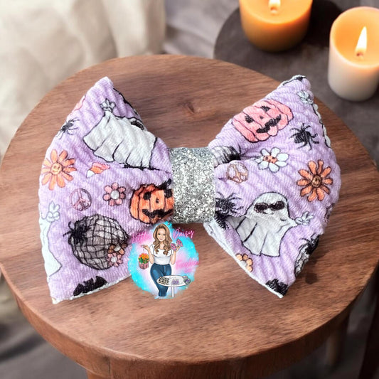 Groovy Halloween Freshie Bow