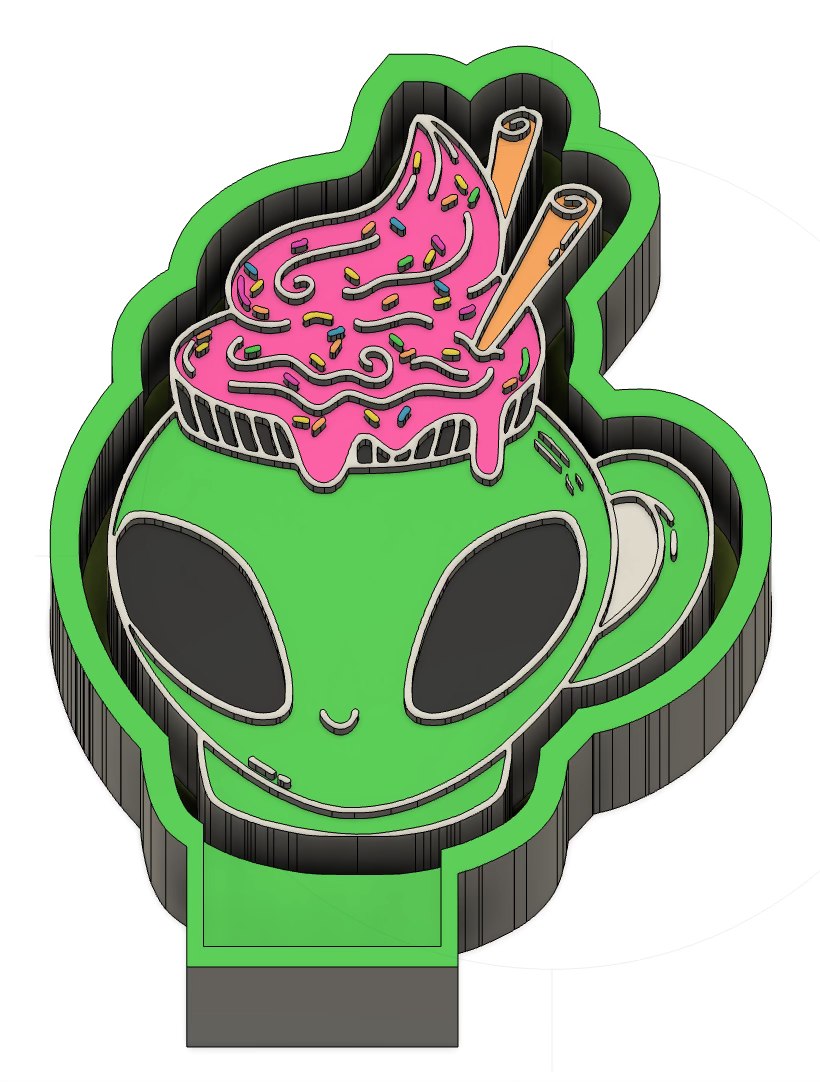 Alien Freshie Mold