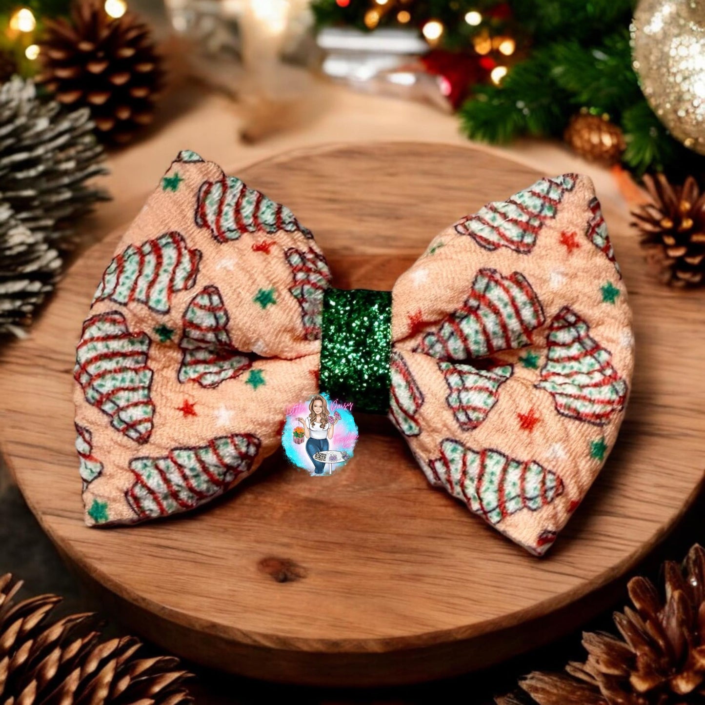 Christmas Freshie Bow