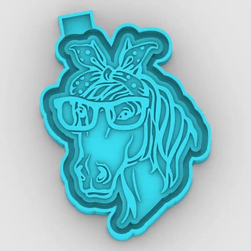 Horse Freshie Mold