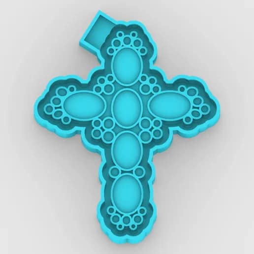 Cross Freshie Mold