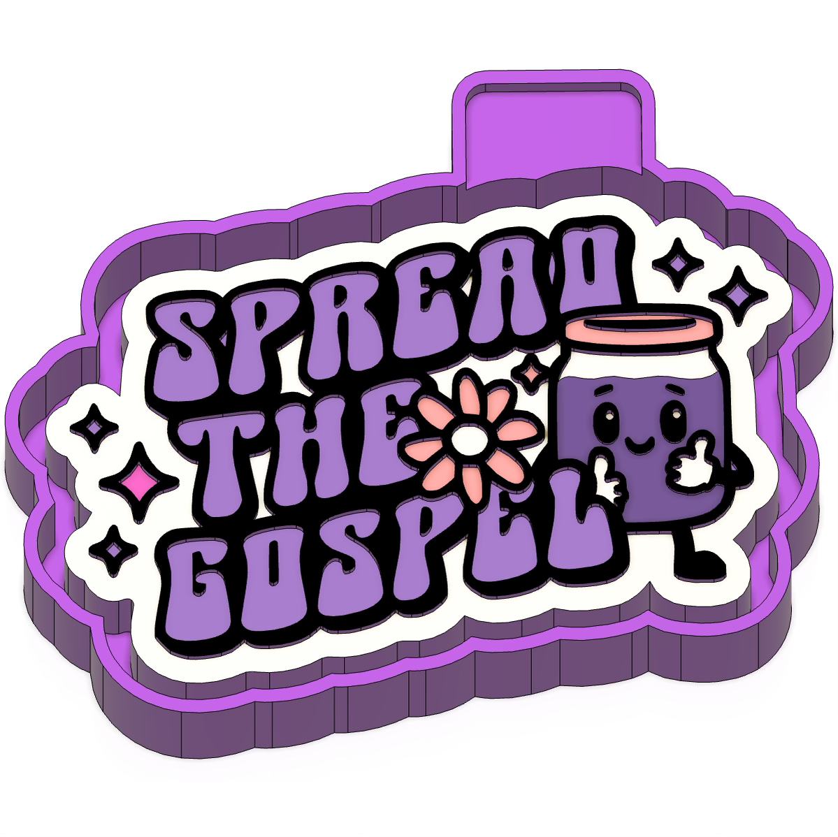 Spread the gospel Freshie Mold