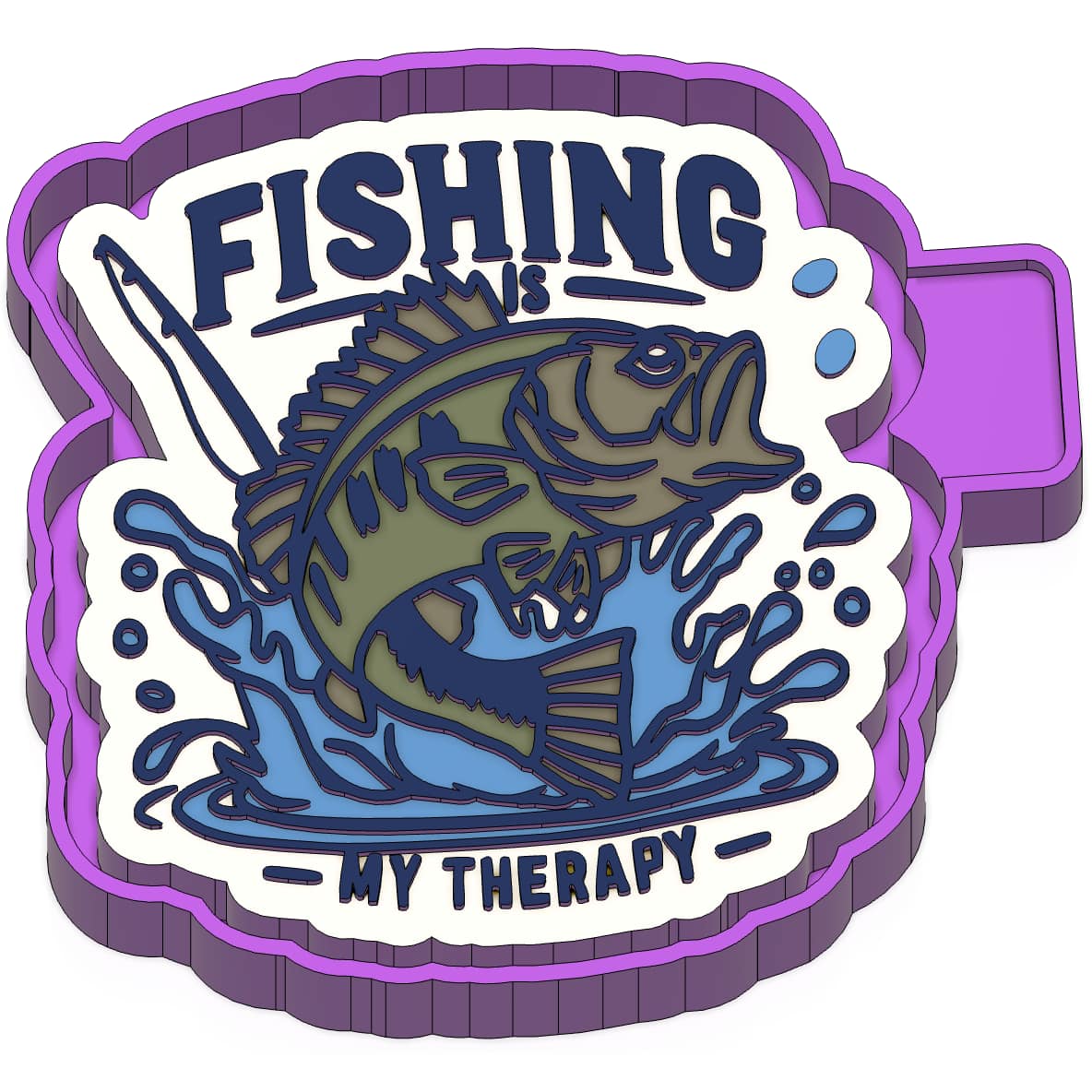 Fishing Freshie Mold