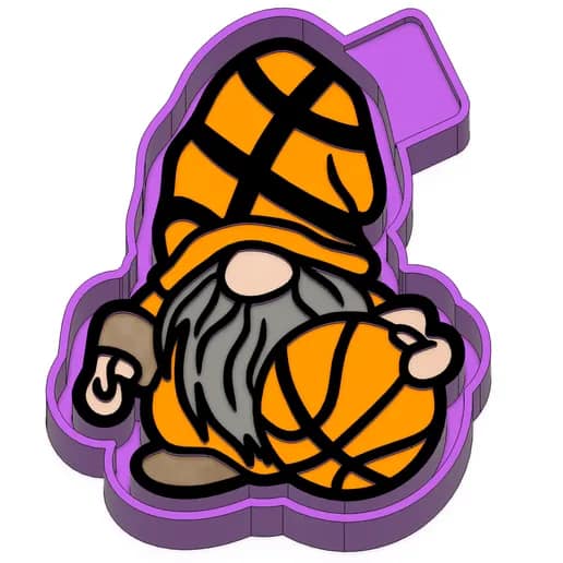 Basketball Gnome freshie mold