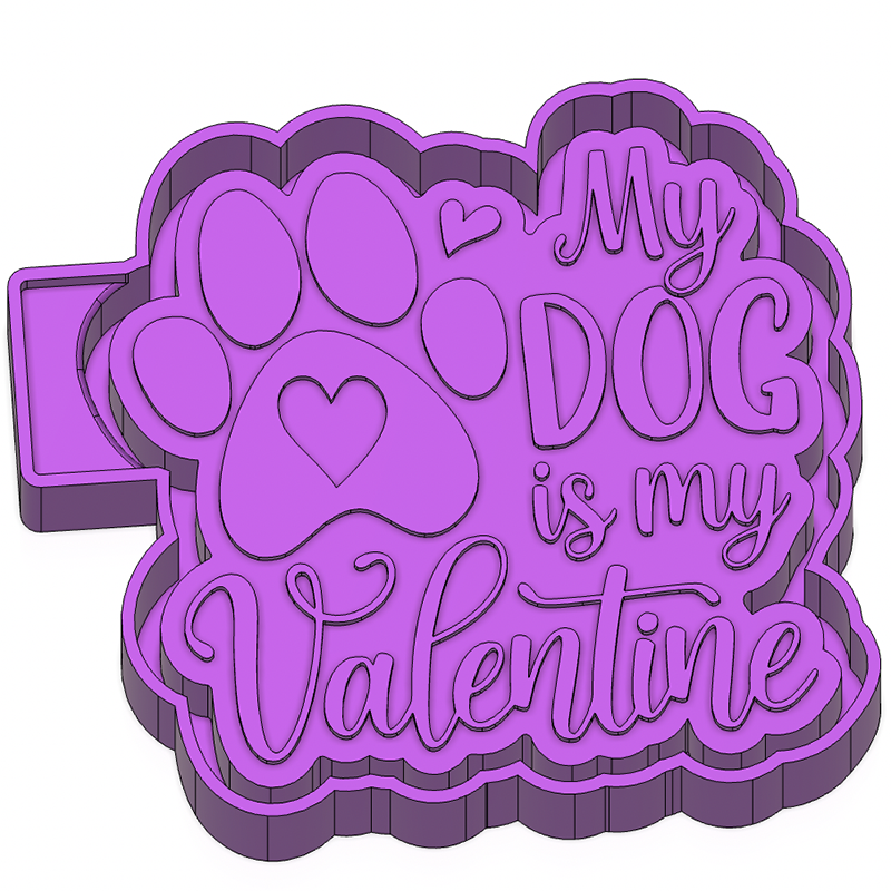 Valentine's Day dog Mold