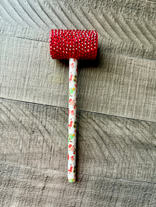 Retro Christmas freshie glamour hammer -READY TO SHIP