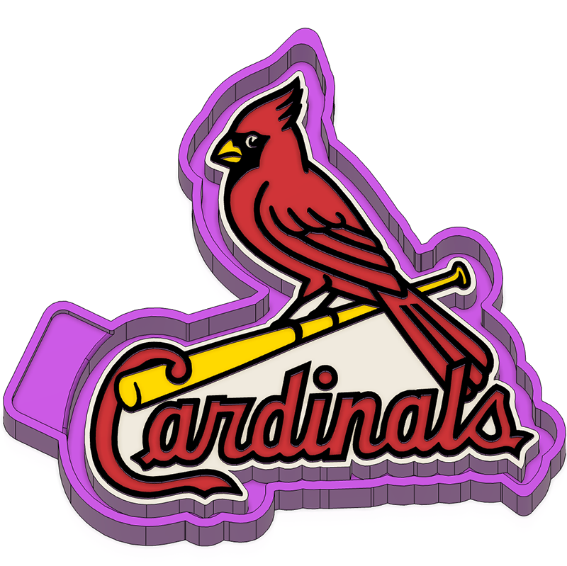 STL Cardinals Freshie Mold (VIP)