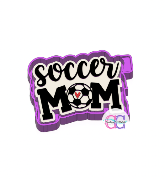 Soccer mom Freshie Mold