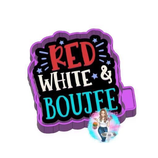 Red white and boujee Freshie Mold