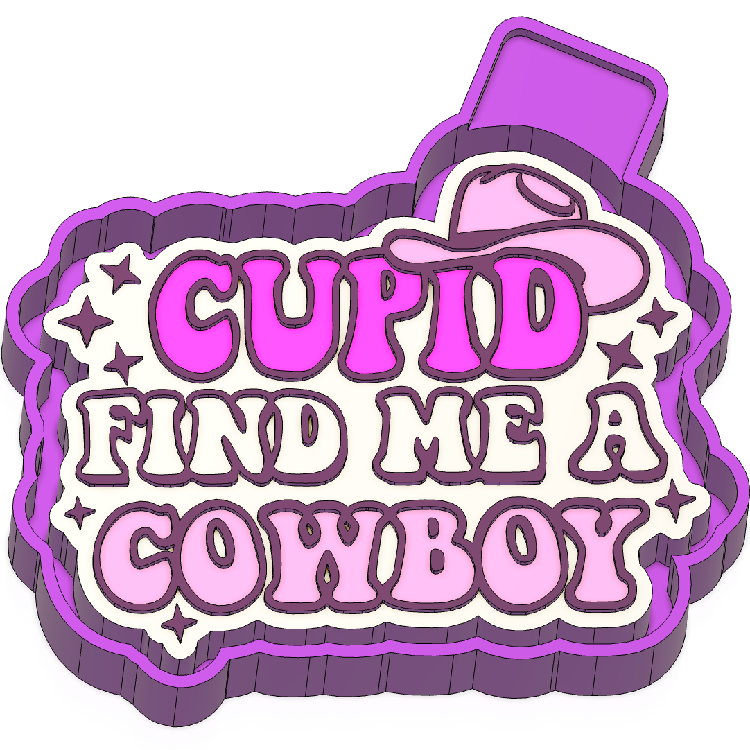 Cowboy Valentine's Day Mold