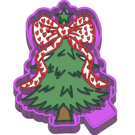 Christmas tree Freshie Mold