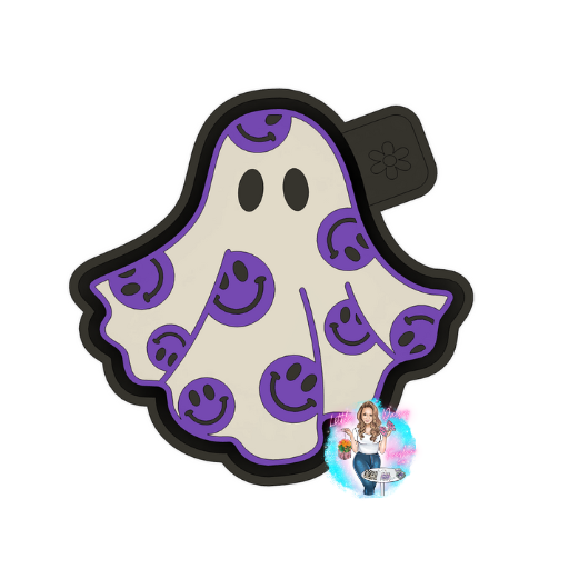 smiley ghost Freshie mold