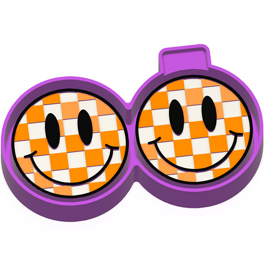 Checkered smiley vents Freshie Mold