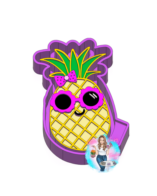 Cute Pineapple Freshie Mold