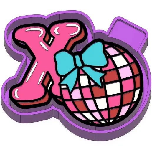 Xo disco Valentine’s Day  Mold