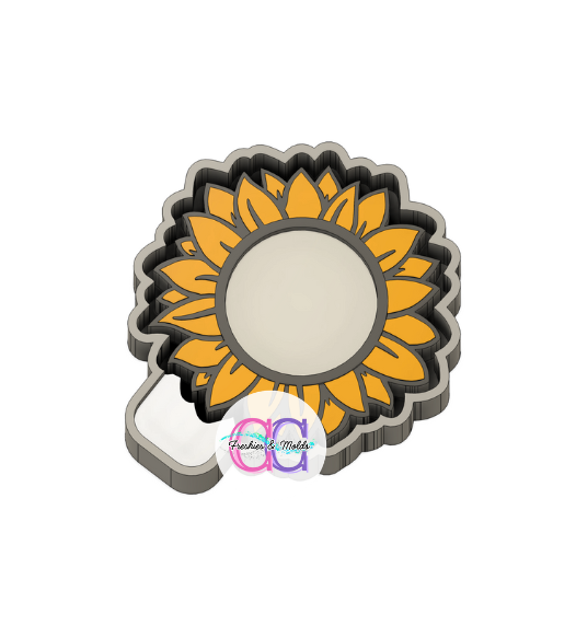 Sunflower Freshie Shaker Mold