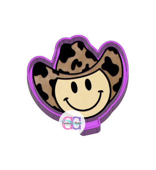 cowboy smile Freshie Mold