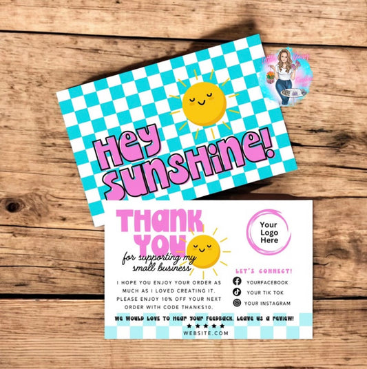 Hey Sunshine- Digital Business card