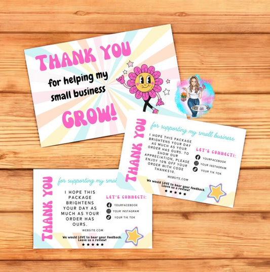 Groovy Flower - Digital Business card