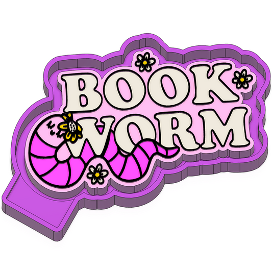 Book worm Freshie Mold