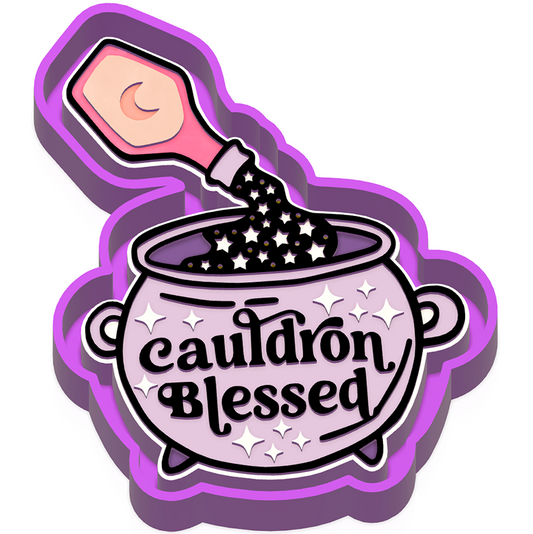 Cauldron blessed Freshie mold