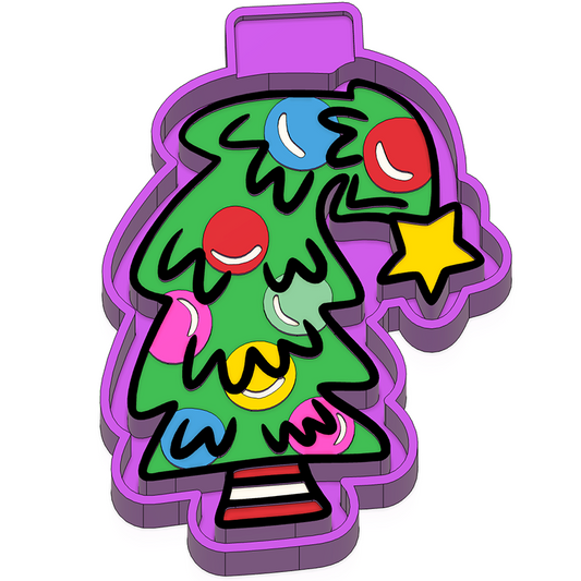 Christmas Tree Freshie Mold