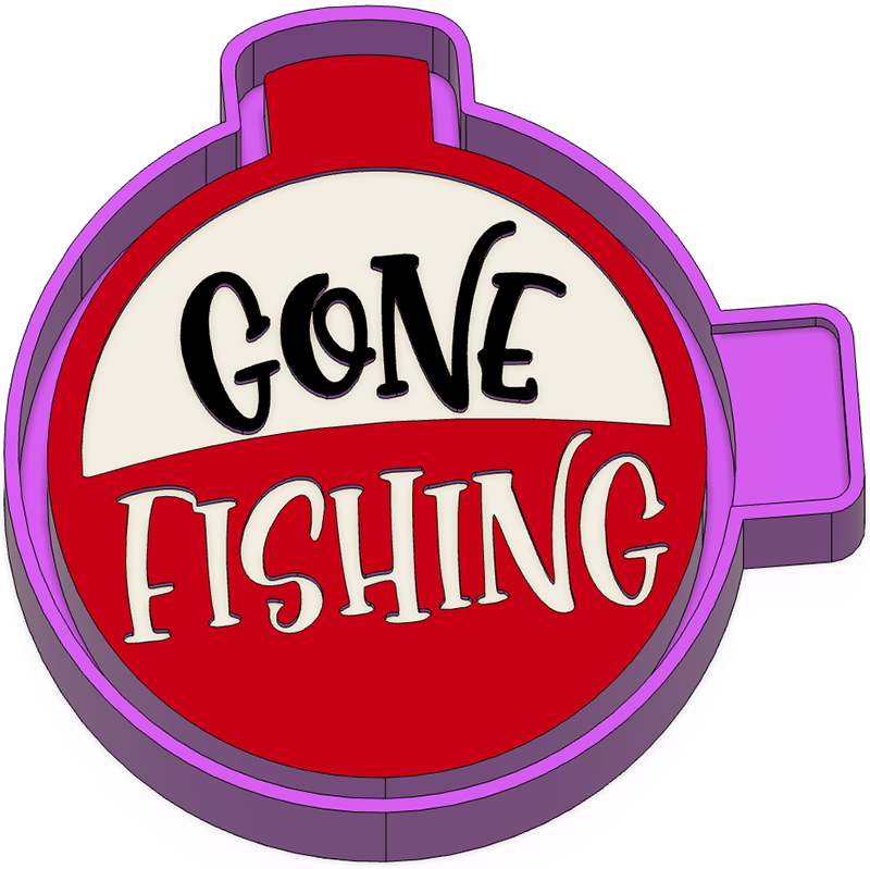 Gone Fishing  Freshie Mold