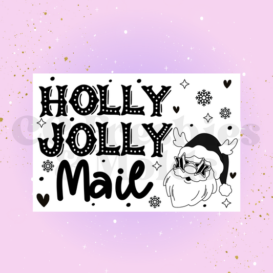 Holly Jolly Mail Sticker