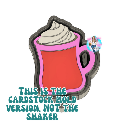 Hot Cocoa Mug Cardstock mold (This is NOT the shaker)