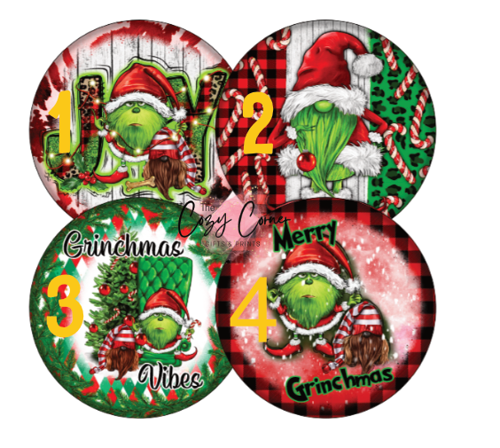 Christmas Cardstock Rounds