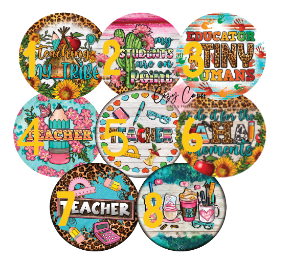 Teacher Cardstock rounds