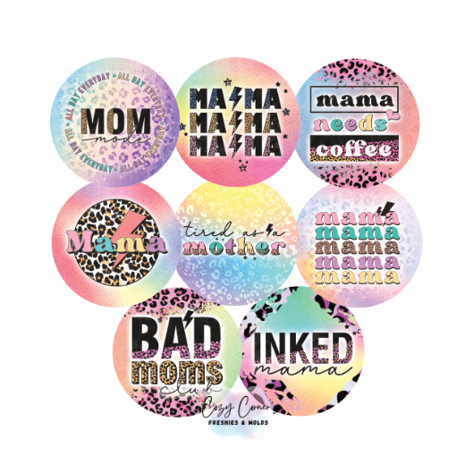 Mom Cardstock rounds