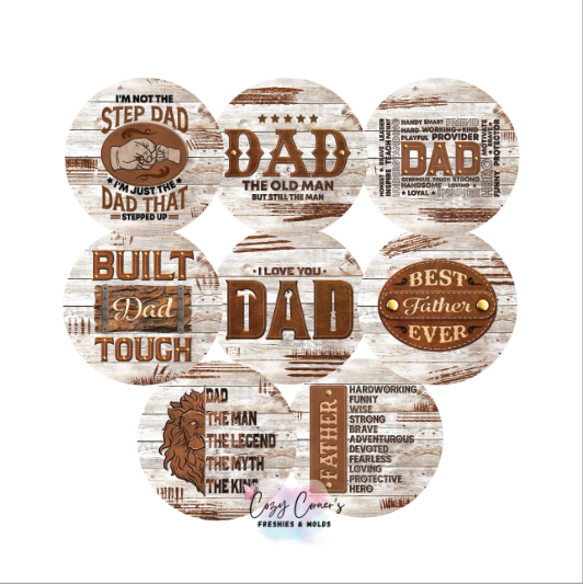 Dad Cardstock rounds