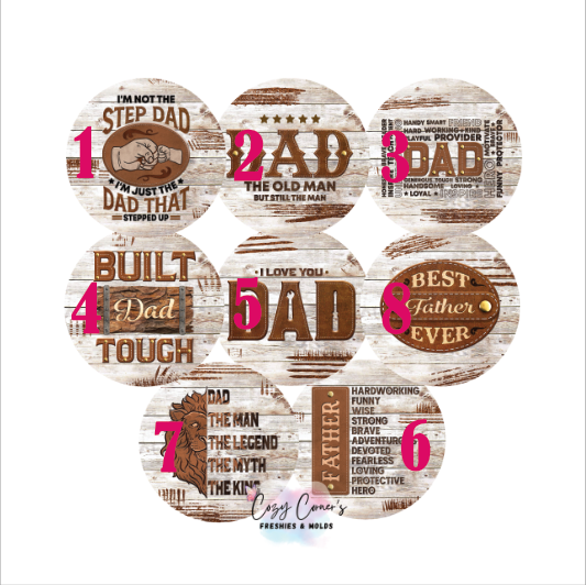 Dad Cardstock rounds