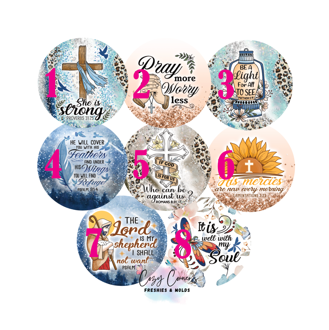 Faith Cardstock rounds