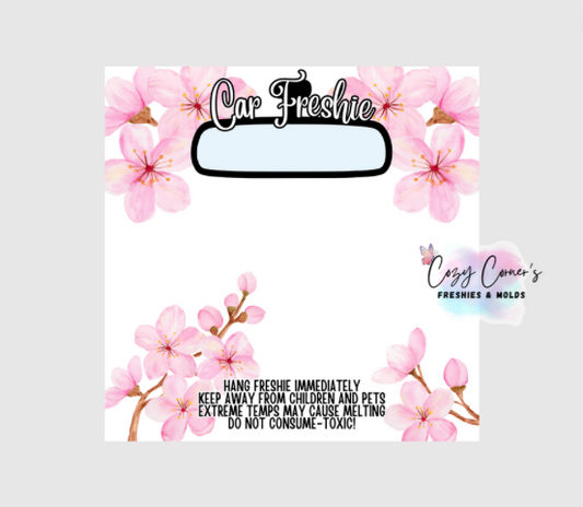 Cherry Blossom Freshie Bag Insert (3 Size options) Set of 10