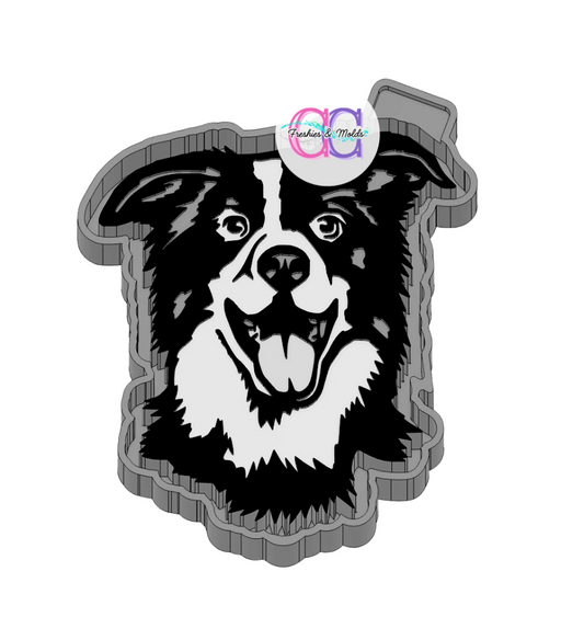 Border Collie Dog  Freshie Mold