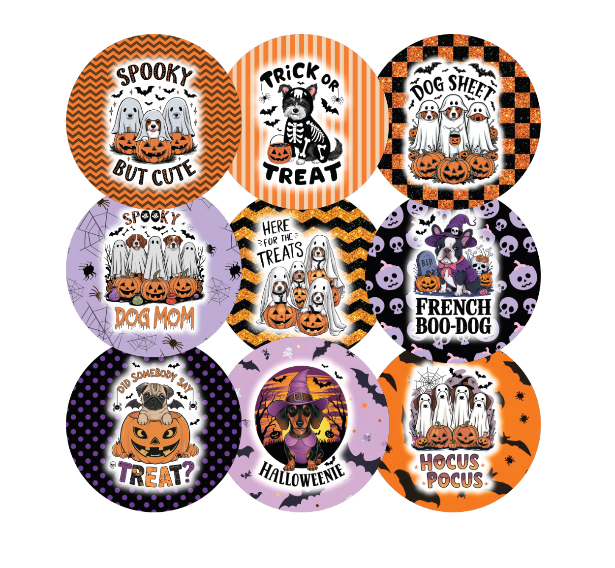 Dog Halloween Cardstock