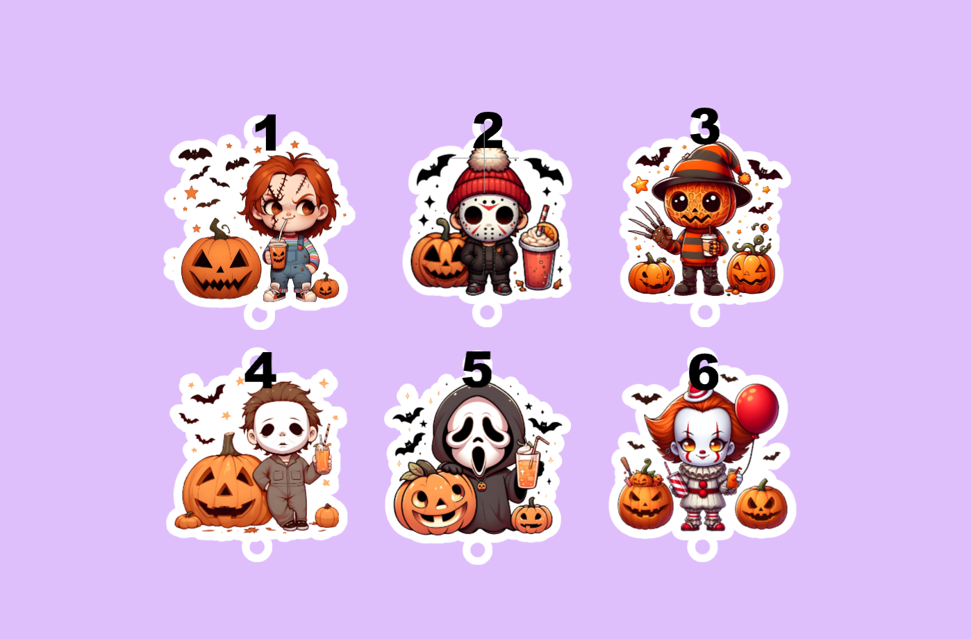 Horror Halloween Freshie Charms