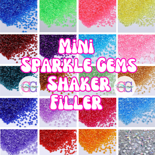 Mini Sparkle Gems Freshie Shaker Filler