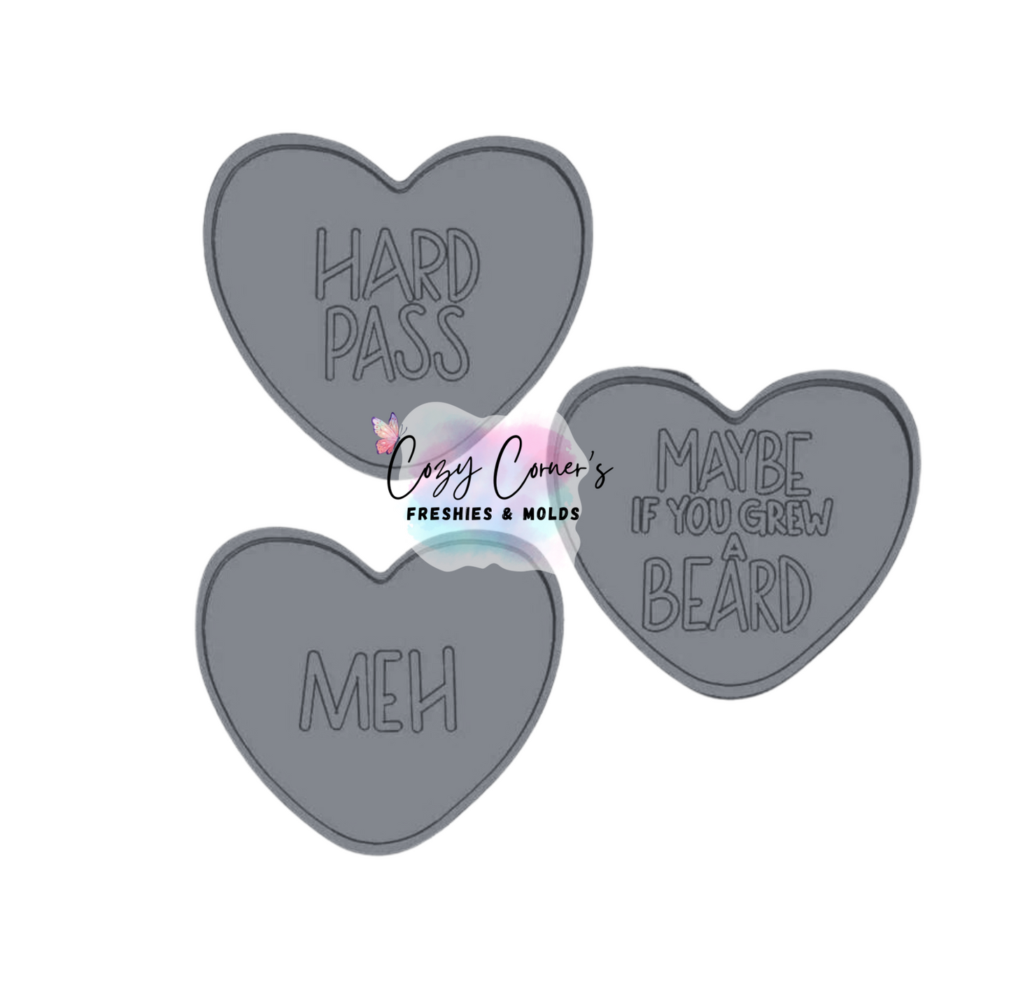 Interchangeable heart Valentine's Day Mold