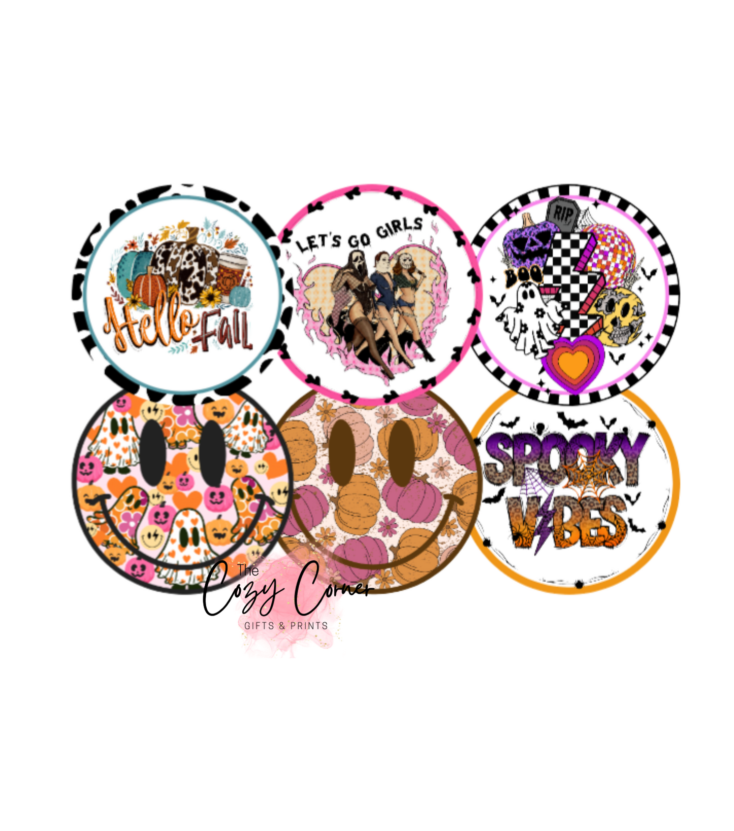 Halloween/Fall Cardstock rounds